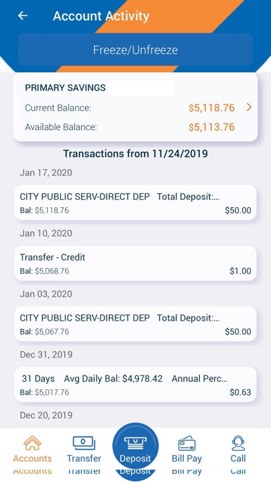 City Public Services/IBEW FCU Screenshot