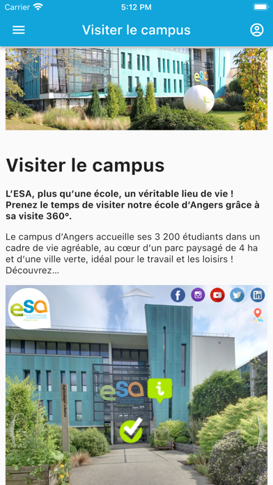 MyESA Screenshot