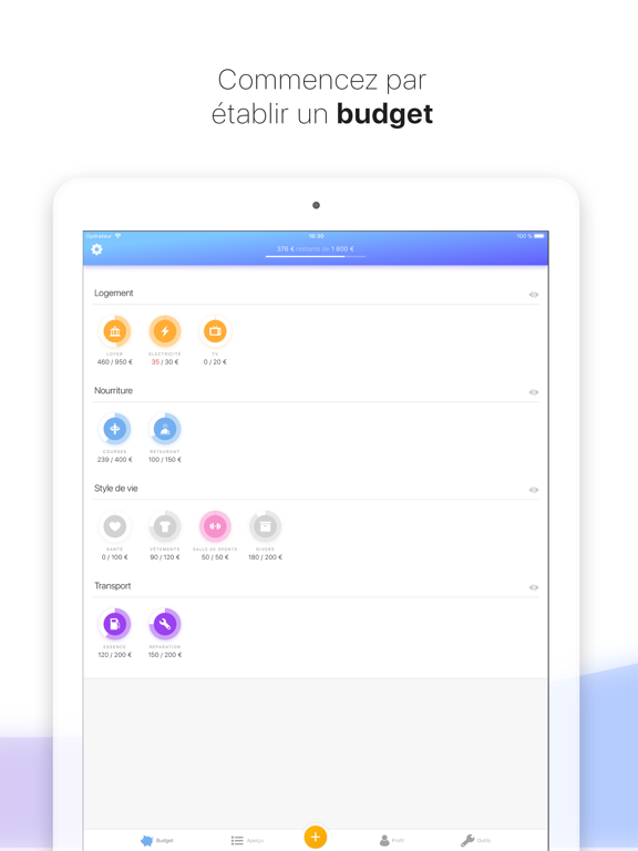 Screenshot #5 pour Buddy: Budget & Money Planner