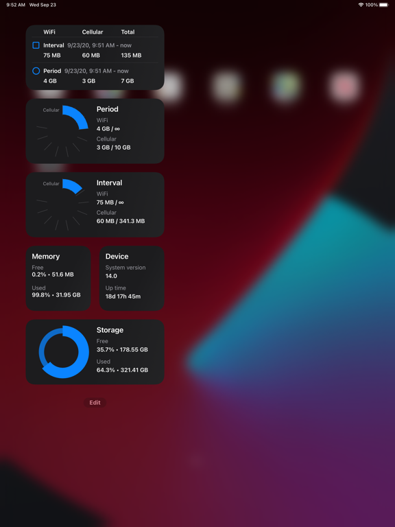 Screenshot #4 pour Usage Device Monitor