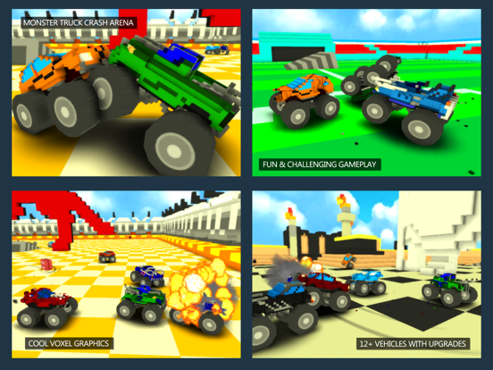 Blocky Monster Truck Smash