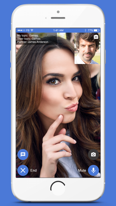 Screenshot #1 pour FriendRoulette - Meet & chat; friends & new people