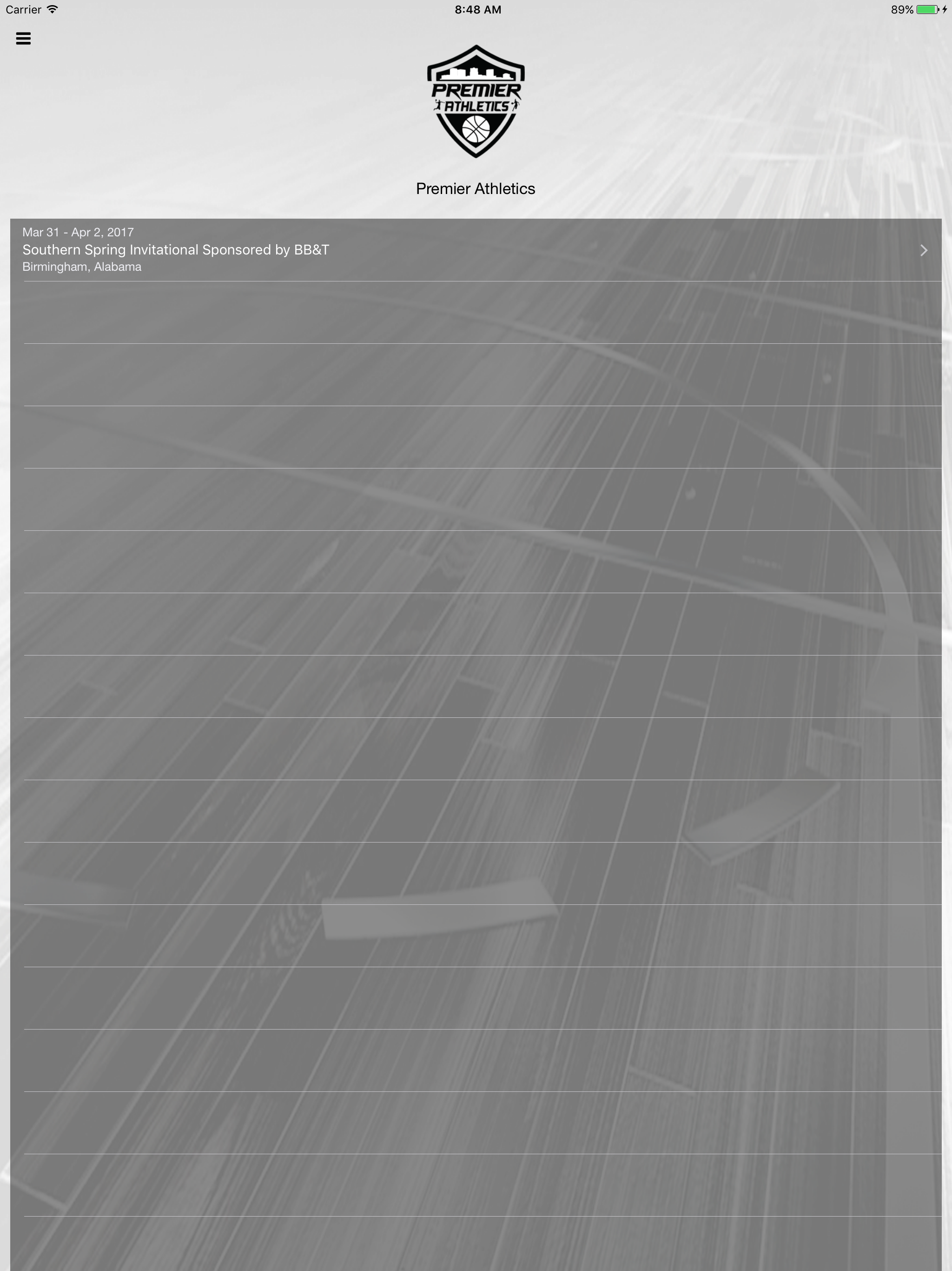 Premier Athletics Events screenshot 4