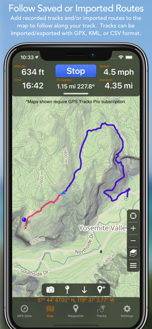 ‎GPS Tracks Screenshot