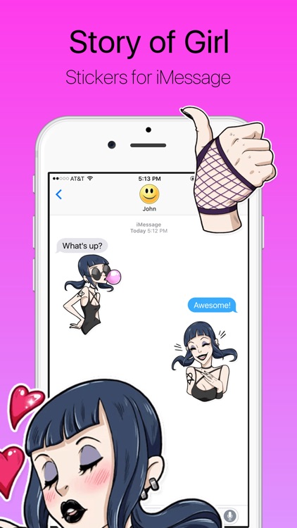 Story of Girl Stickers