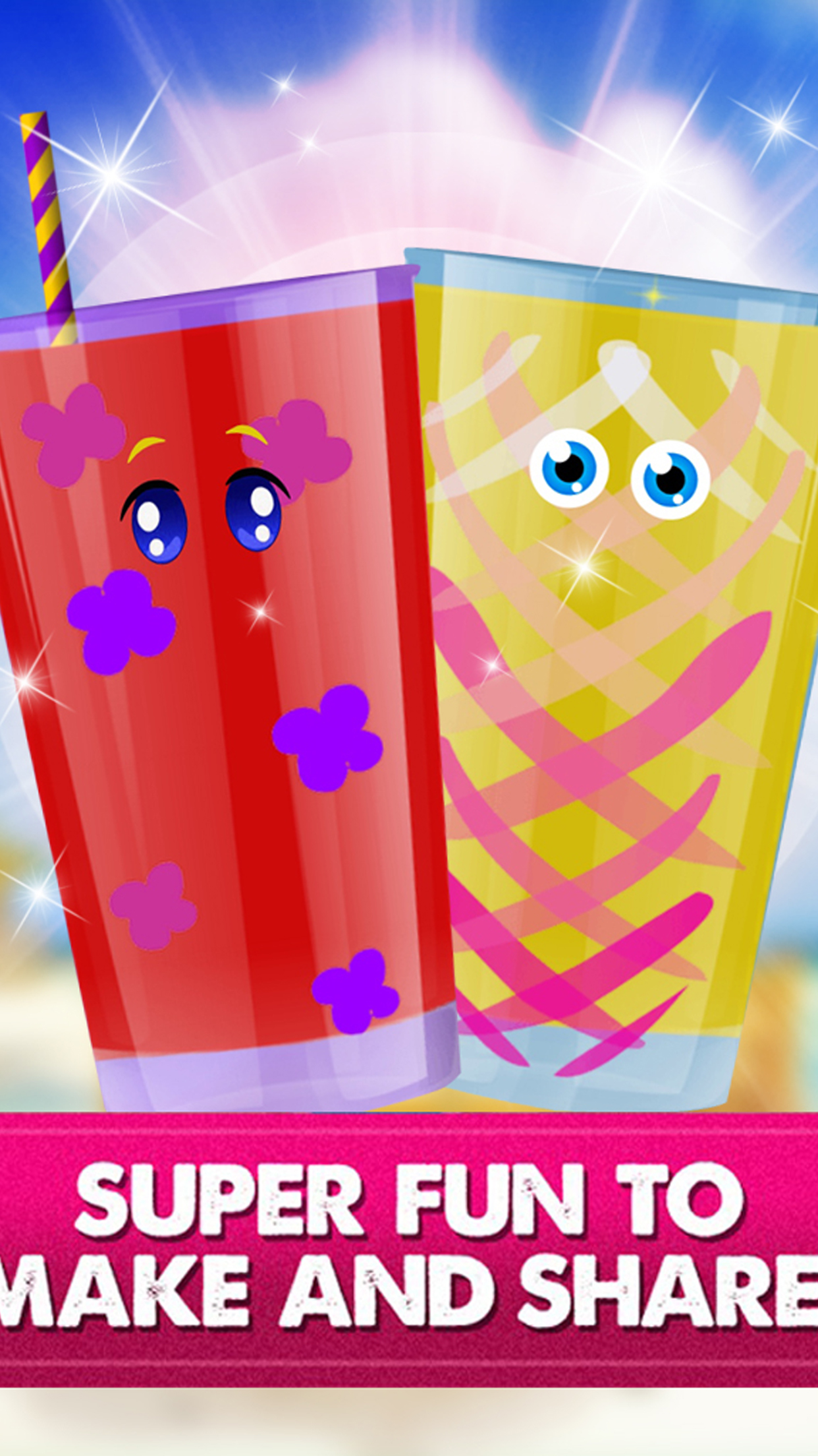 Icy Drink Salon - Frozen Juice Treat Maker Madness