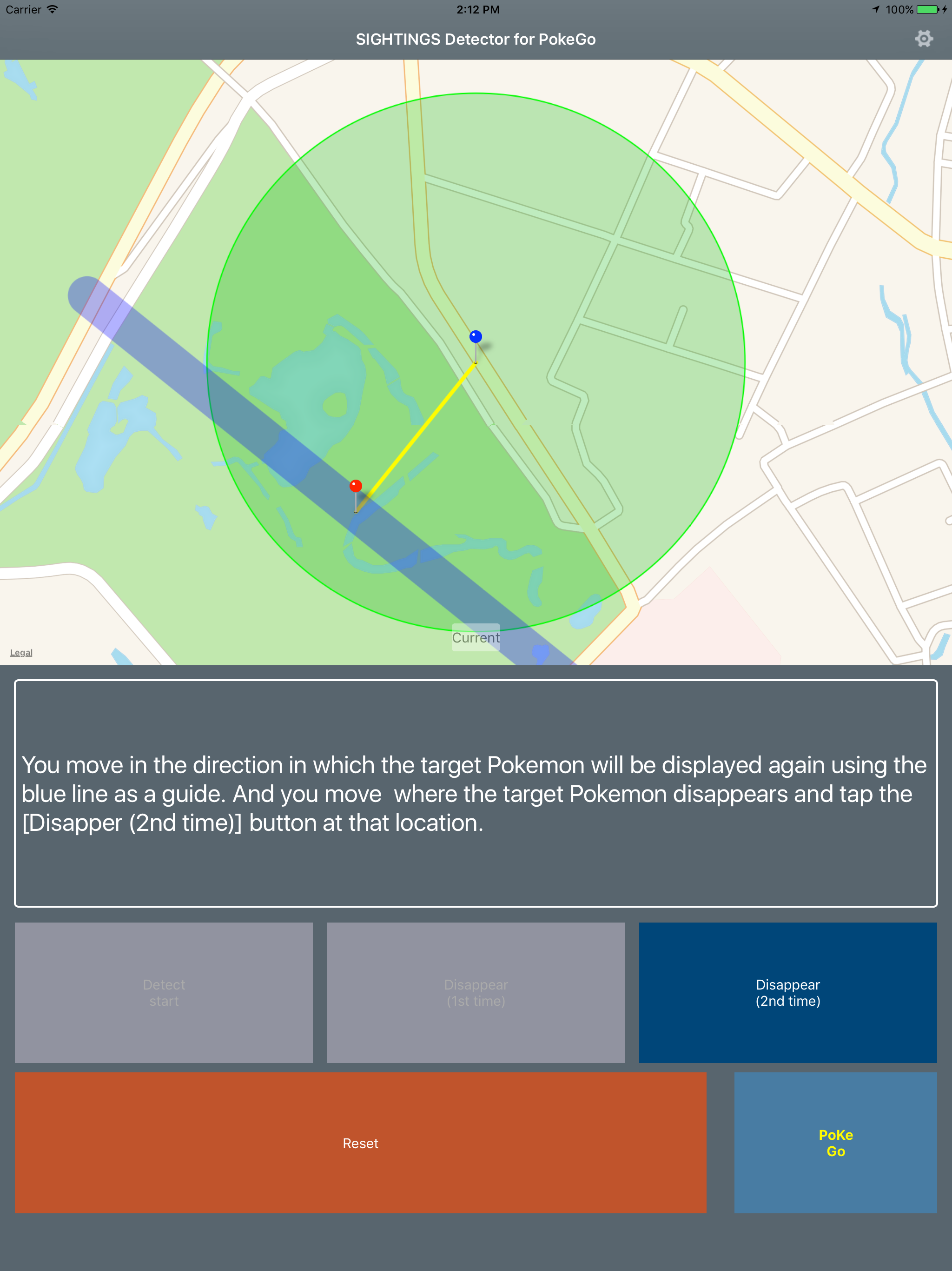 SIGHTINGS Detector for PokeGo