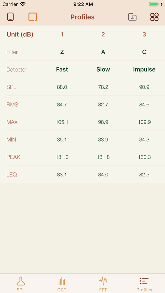 #5. NoiseLab: Noise Meter,SLM,dB (iOS) Podle: ZKXY Technology Co., Ltd