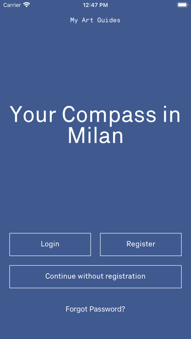 My Art Guide Milan 2022 Screenshot