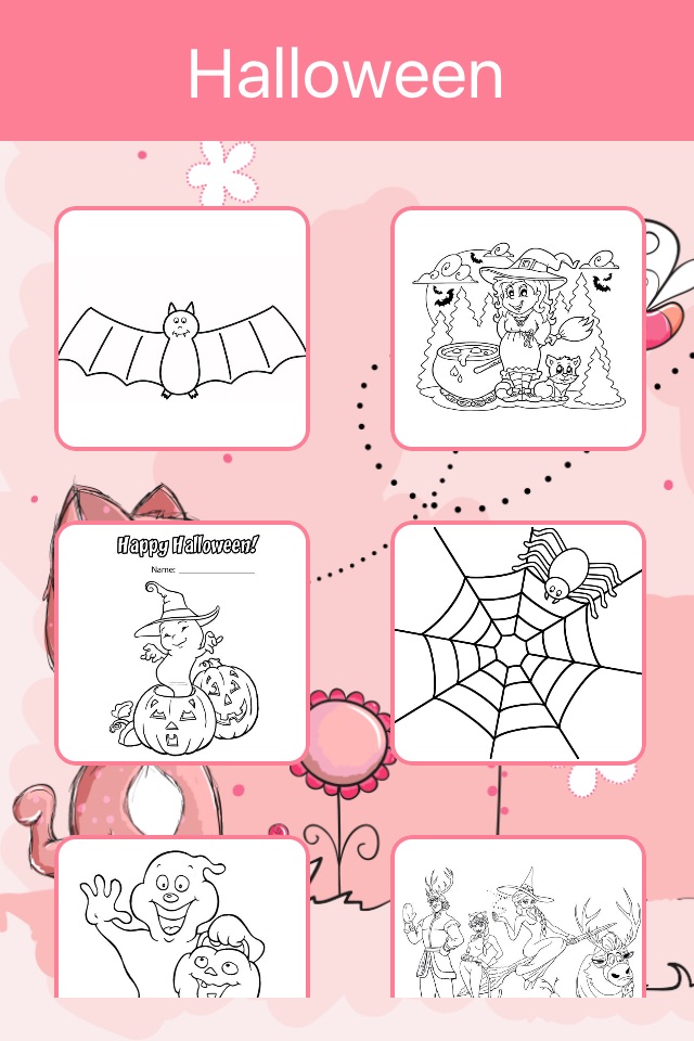 Halloween Coloring Book for Kids: Learn to color screenshot 3