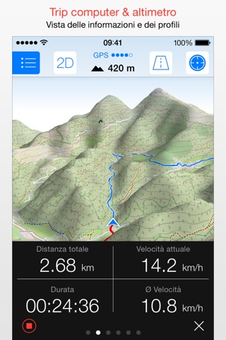 Maps 3D PRO - Hike & Bike screenshot 2