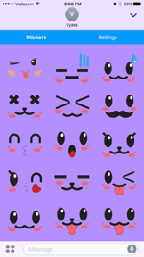 Kawaii Emoji - Cute Emoticon Stickers for Texting screenshot