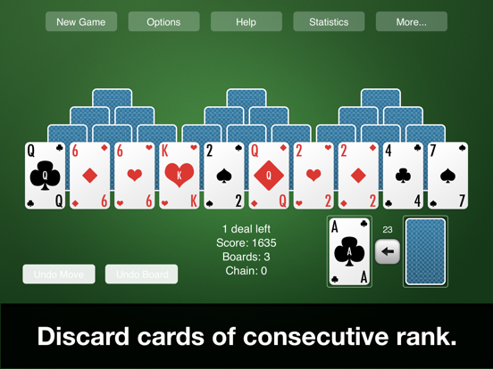 Screenshot #4 pour TriPeaks Solitaire—New Classic