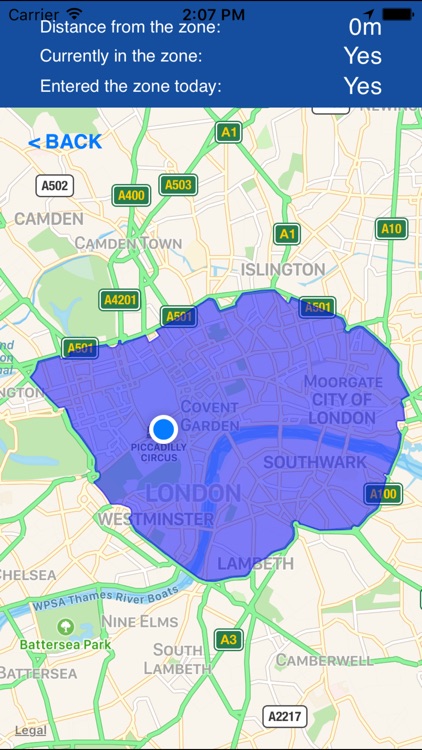 London Congestion Charge - Map Alert & Pay screenshot-4
