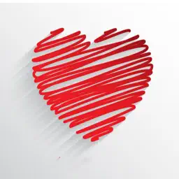 Heart Doodle Stickers app icon
