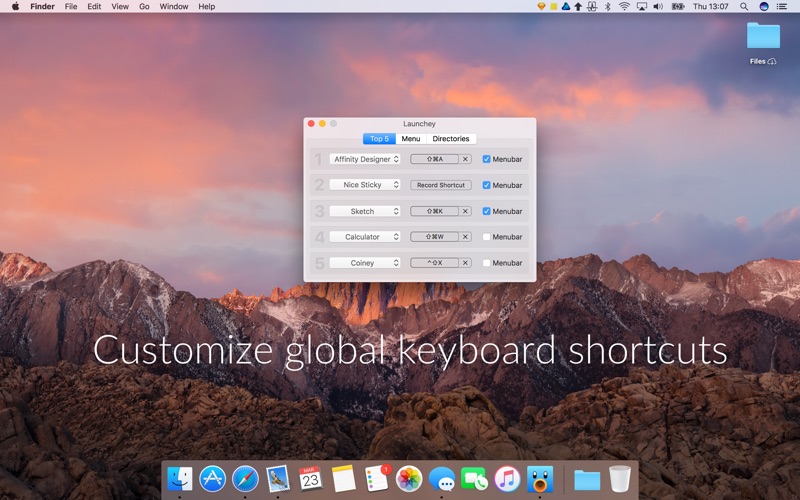 Launchey: menubar app launcher thumbnail 3