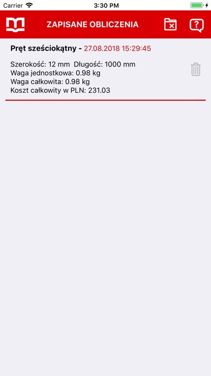 Kalkulator Wagi Metali