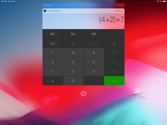 My Calculator (incl. currency) iPad screenshot 7 - Finance app