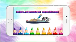 Game screenshot Vehicle Coloring Book For Kids Painting mod apk