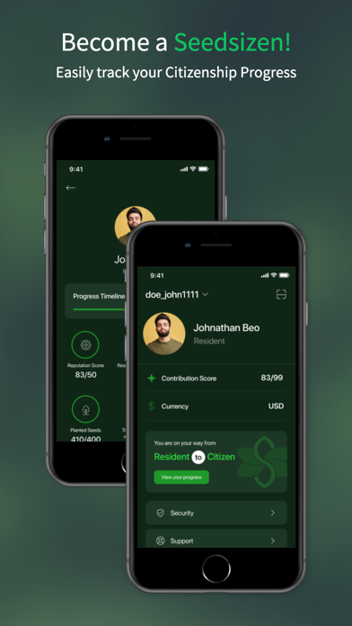 SEEDS Light Wallet Screenshot