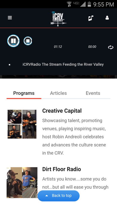 iCRVradio screenshot 4