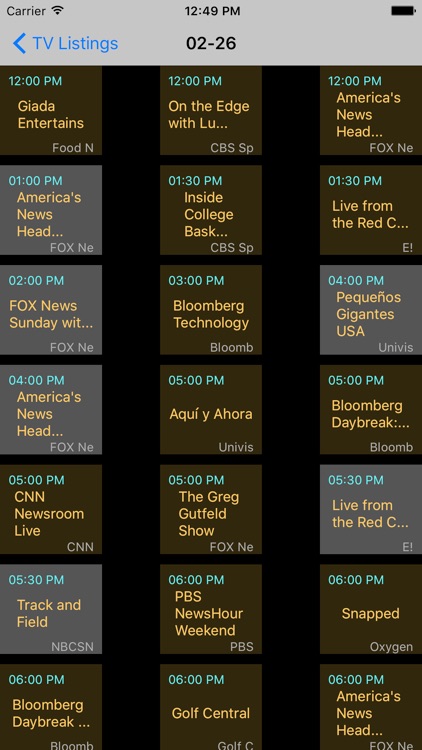 TV Nite - What's On?