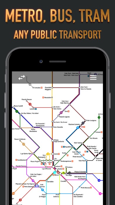 Milan Metro and Transport Screenshot