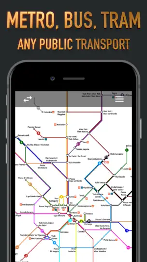 Milan Metro And Transport iPhone Ekran Görüntüsü 9