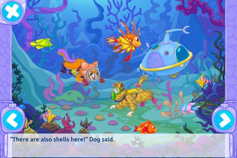 Cat and Dog Adventure Lite - Fairy tale with games screenshot 3