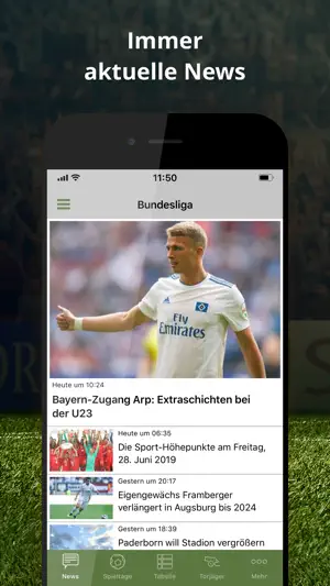 Pocket Liga - Fussball Live screenshot 1