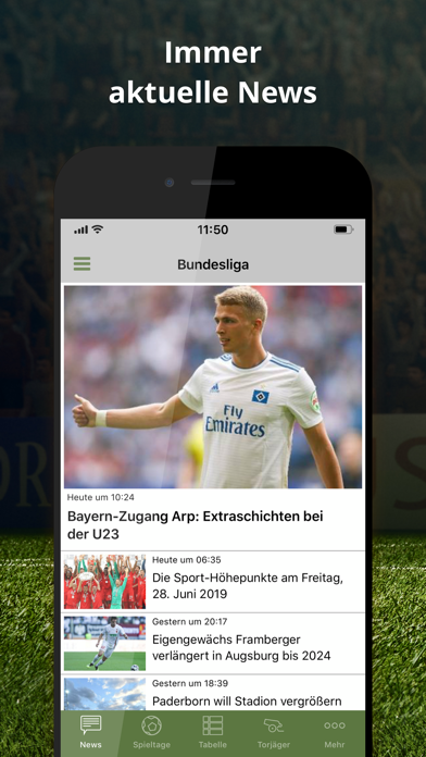 Screenshot #1 pour Pocket Liga - Fussball Live