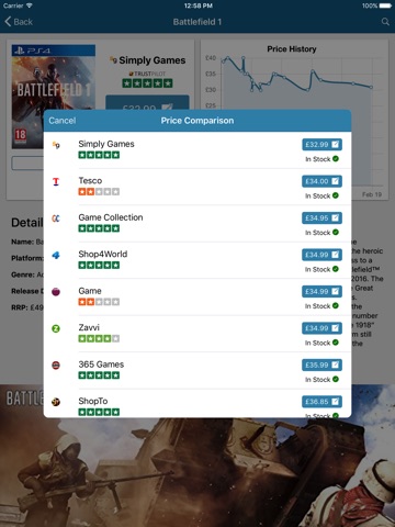 Game Comparison UK - Gaming Deals screenshot 2