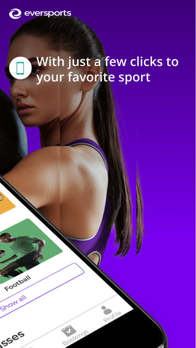 EVERSPORTS Book & Find Sports Screenshot