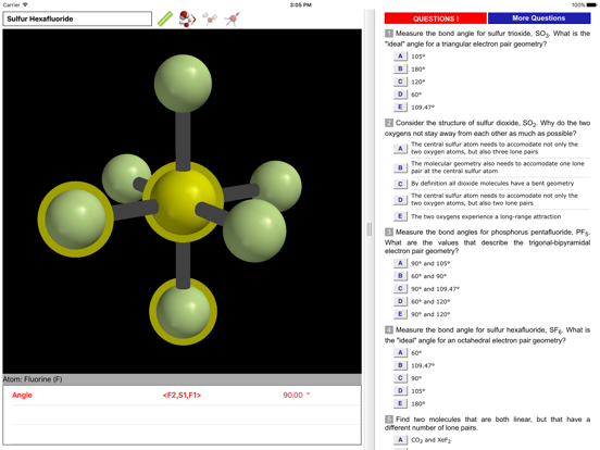 ODYSSEY VSEPR Theory iPad screenshot 5 - Education app