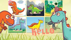 Cute Coloring HD - Dinosaur games for kids screenshot #1 for iPhone