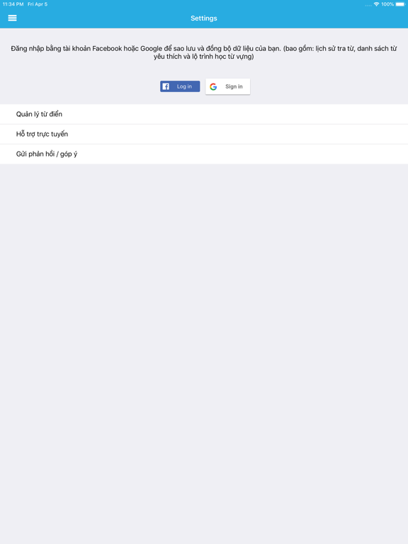 English Dictionary ProDict iPad screenshot 10 - Reference app