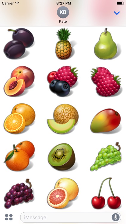 3D Coffee, Tea, Fruits - 200 Various Food Stickers screenshot-4