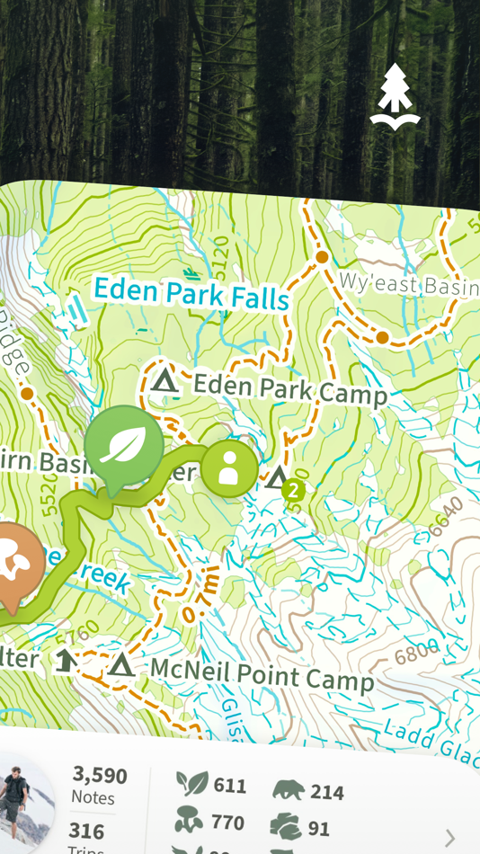 #2. Natural Atlas: Topo Maps & GPS (iOS) 由: Natural Atlas