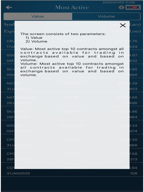MCX iPad screenshot