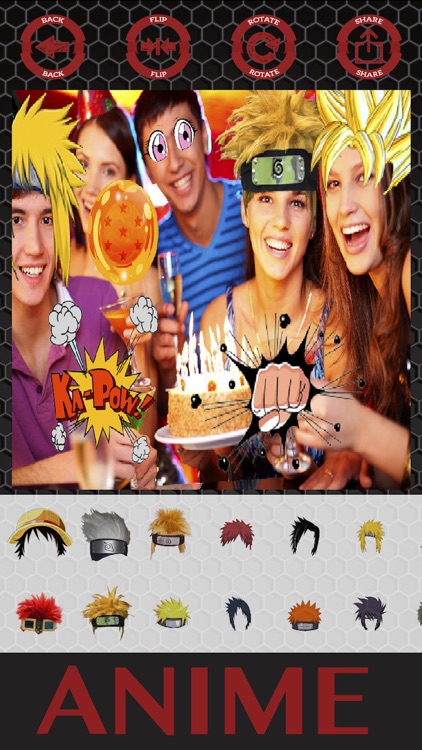Anime manga stickers avatar editor photo