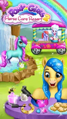 Game screenshot Pony Girls Horse Care Resort 2 - Style & Dress Up mod apk