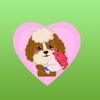 Adorable Poodle Dog Sticker