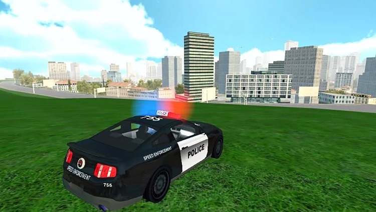 Fly-ing Police Car Sim-ulator 3D screenshot-4