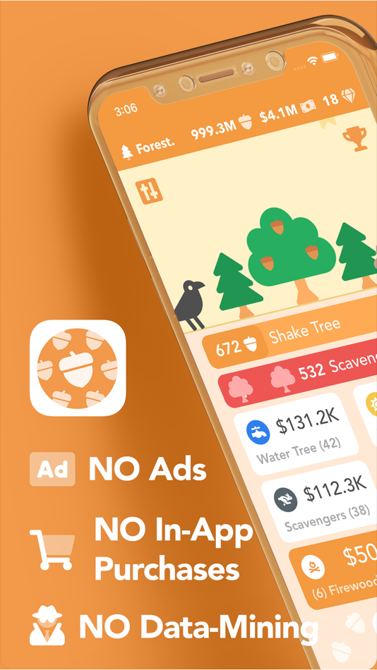 #2. Idle Acorns (macOS) 由: aleros.io LLC