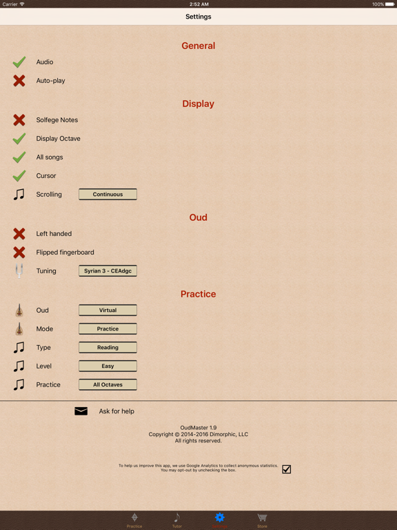 Oud Master iPad screenshot