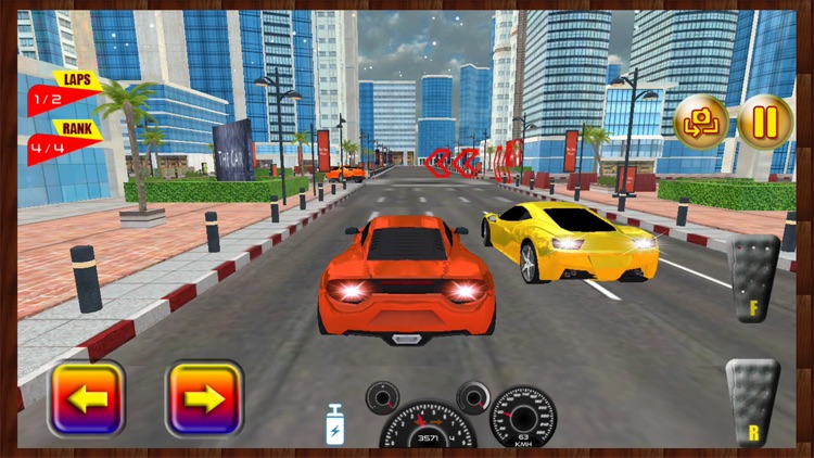Fast City Car Racing Game 3D - Pro screenshot-4