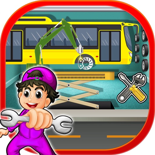 Bus Builder Mechanic – Auto Vehicles Factory icon