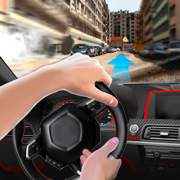 Driving 3D Sport Car in City