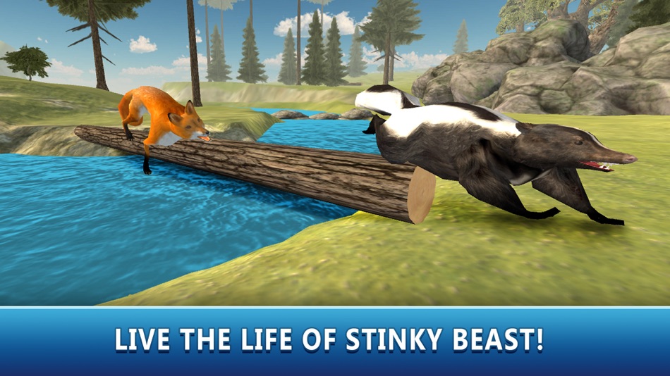#1. Wild Skunk Simulator 3D (iOS) 由: Tayga Games OOO