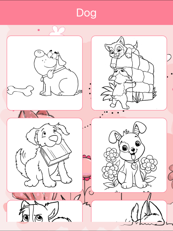 Screenshot #6 pour Livre à colorier des chiens pour les petits enfant